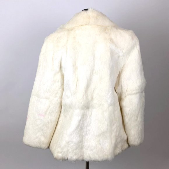 Vintage Jackets & Coats Vintage White Rabbit Fur Coat Poshmark